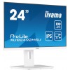 Moniteur iiyama ProLite  XUB2492HSU-W6 Hdmi  DP  23.8 Blanc 4ms Full HD Multm