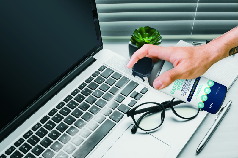 Gaz depoussierant Special bureautique 400ml avec pistolet * Omega PFS5130G *