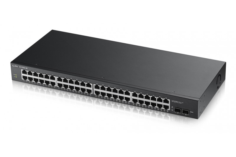 ZyXEL ZY-GS1900-48 - Commutateur - intelligent - 48 x 10/100/1000 + 2xSFP ZyXEL ZY-GS1900-48 - Commutateur - intelligent - 48 x 10/100/1000 + 2xSFP