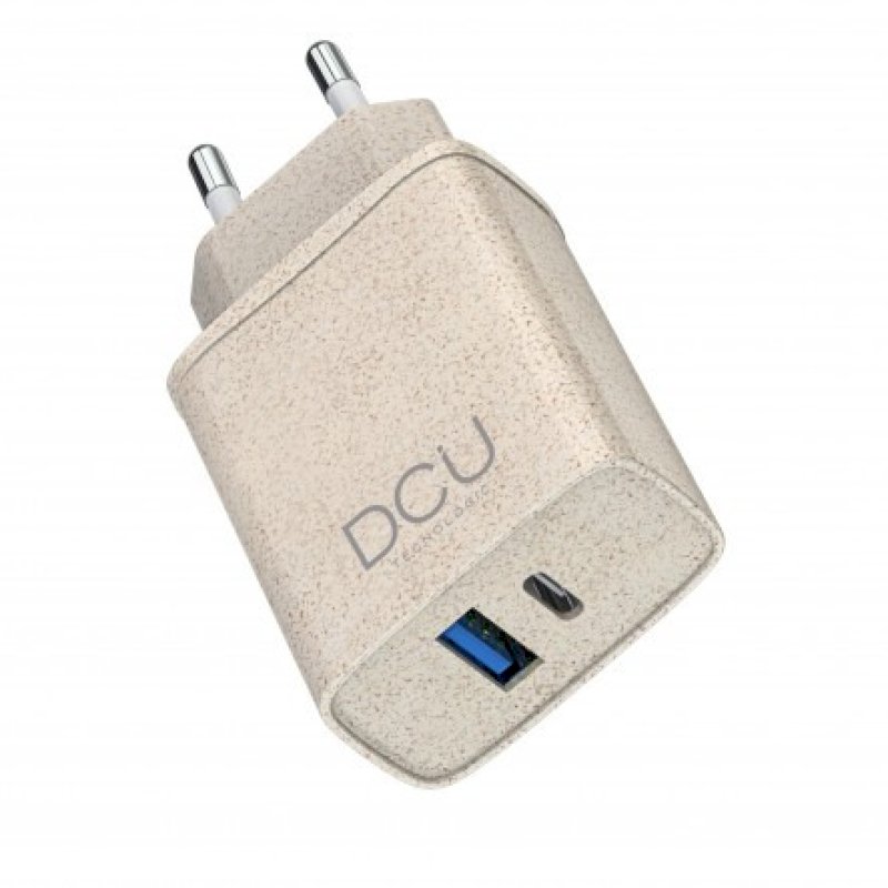 Chargeur ECO Friendly USB-C PD20W + USB QC 3.0 18W * DCU 37300715 *