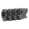 Brother LC421 - pack de 4 - noir,jaune,cyan,magenta - original - cartouche d'enc