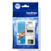 Brother LC421 - pack de 4 - noir,jaune,cyan,magenta - original - cartouche d'enc