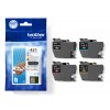 Brother LC421 - pack de 4 - noir,jaune,cyan,magenta - original - cartouche d'enc