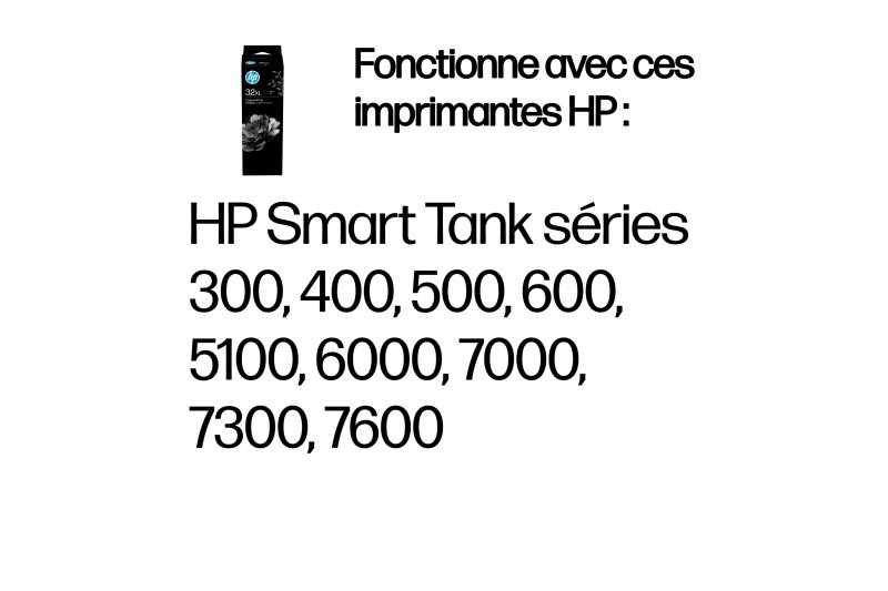 HP 32XL - haute capacité - noir - original - recharge d'encre *1VV24AE* HP 32XL - haute capacité - noir - original - recharge d'encre *1VV24AE*