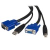 StarTech.com Câble pour Switch KVM VGA avec USB 2 en 1 - 1.80m *SVUSB2N1_6 * StarTech.com Câble pour Switch KVM VGA avec USB 2 en 1 - 1.80m *SVUSB2N1_6 *