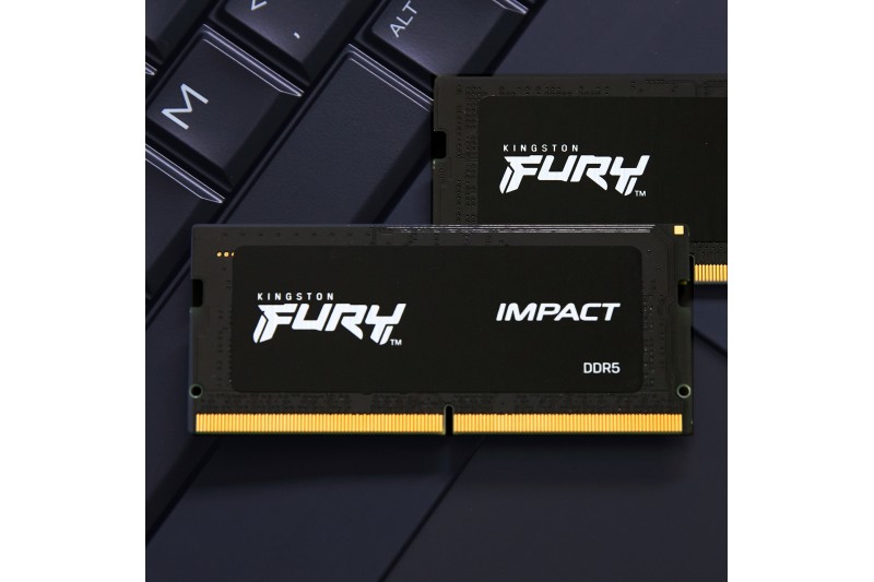 Mémoire SODIMM DDR5 -4800 2 x 32Go * Kingston FURY Impact KF548S38IBK2-64* Mémoire SODIMM DDR5 -4800 2 x 32Go * Kingston FURY Impact KF548S38IBK2-64*