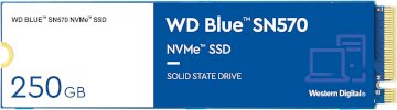 WD Blue SN570 NVMe SSD M.2 - 250go - PCIe 3.0 x4 * WDS250G3B0C *
