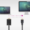 Câble VGA Male (source) vers HDMI Male (sortie) 1.8m *Nanocable 10.15.46.02*