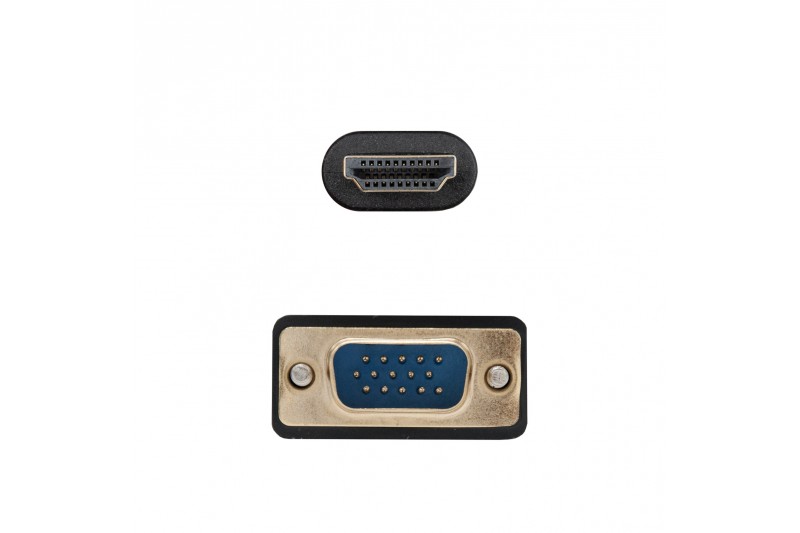 Câble VGA Male (source) vers HDMI Male (sortie) 1.8m *Nanocable 10.15.46.02*
