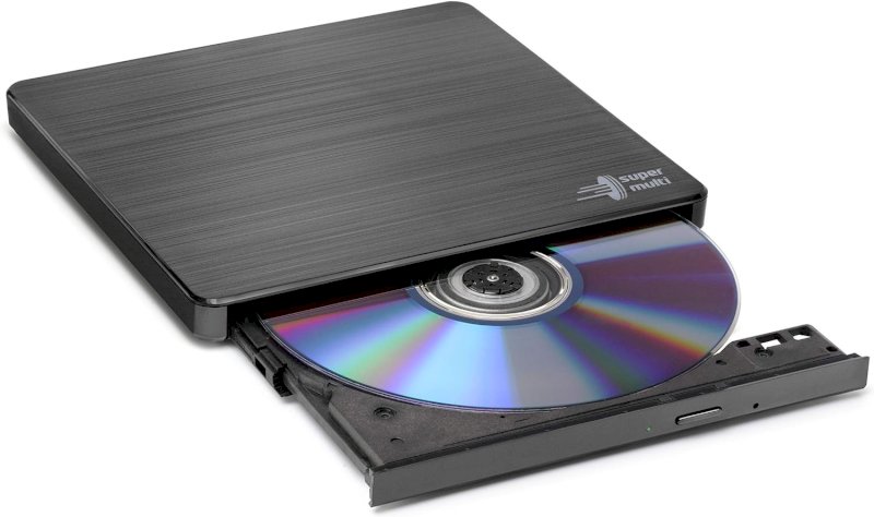 Graveur DVD slim externe USB noir 24x *Hitachi LG DVD/RW GP60NB60 Black Retail*