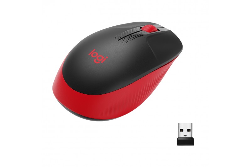 Logitech M190 - souris - rouge * 910-005908 *