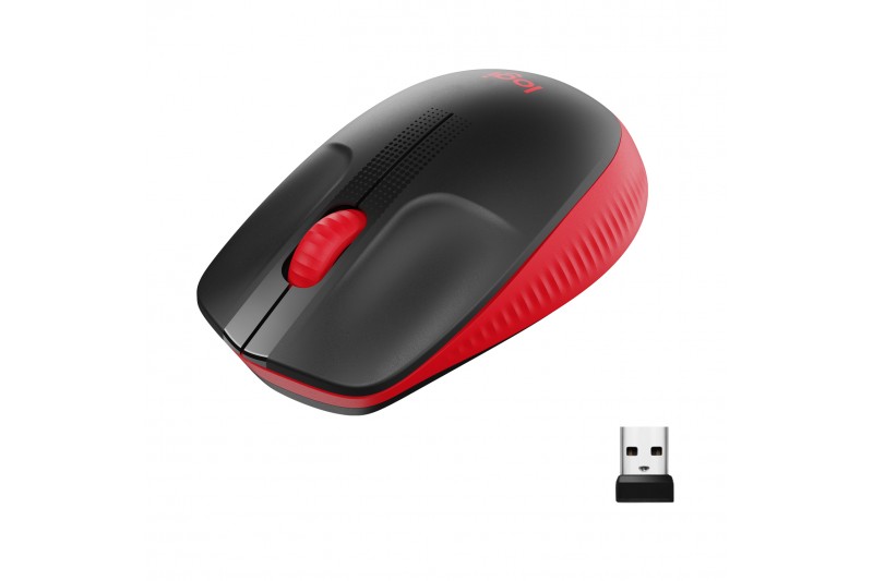 Logitech M190 - souris - rouge * 910-005908 *