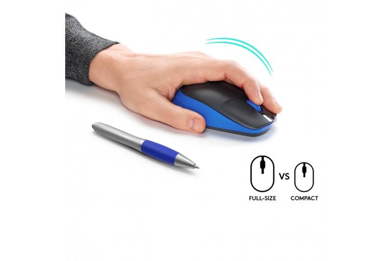 Logitech M190 - souris - bleu * 910-005907 *