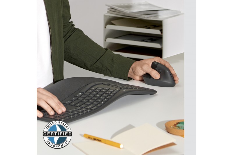 Logitech Souris Logitech Lift Bluetooth USB 6 Boutons pour gaucher* 910-006495 *