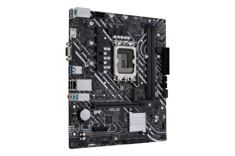 ASUS H610M-K D4 - carte-mère - mATX - Socket LGA1700 - H610 proc serie 12