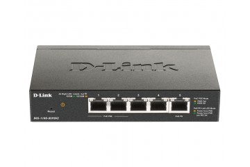 D-Link DGS 1100-05PDV2 - 10Gbit POE powered - 5 ports - intelligent