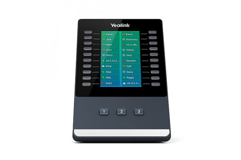 EXTENSION DE TOUCHE POUR GAMME T5X 20TOUCHES X 3 PAGES ECRAN COUL*Yealink EXP50*