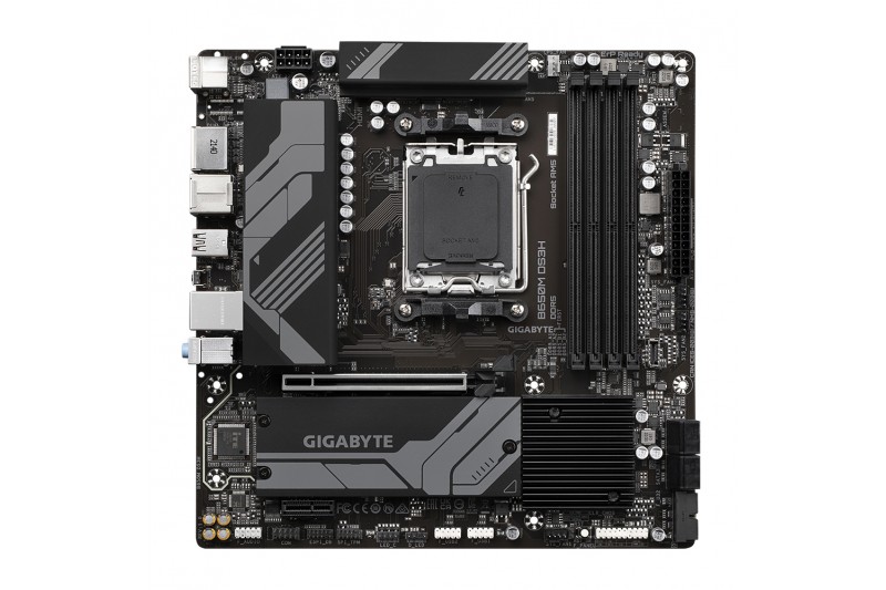 GIGABYTE B650M DS3H ATX Socket AM5  DDR5 VGA DVI HDMI M.2