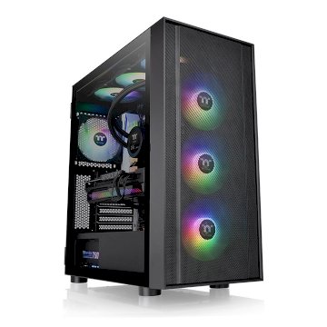 Boitier Thermaltake H570 TG ARGB Mid Tower Chassis ATX noir *CA-1T9-00M1WN-01*