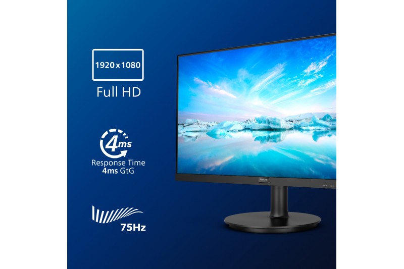 Ecran 27'' multimedia 4 ms HDMI VGA  * Philips V-line 271V8LA *