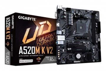 Gigabyte A520M-K V2 mATX Socket AM4  DDR4