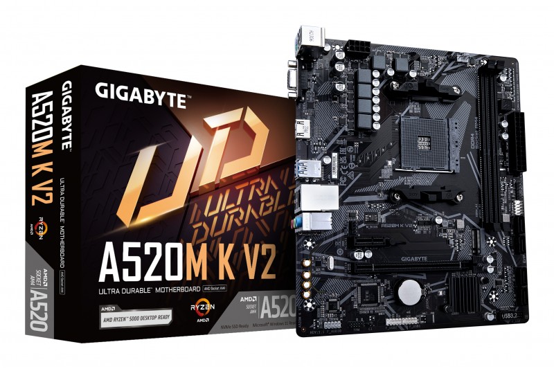 Gigabyte A520M-K V2 mATX Socket AM4  DDR4