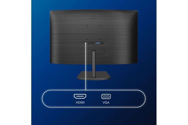 Philips E-line 271E1SCA écran LED incurvé Full HD 1080p HDMI VGA Multimedia 27