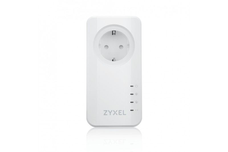 Zyxel PLA6457 - Kit de 2 CPL 2400 Mbps - Branchement mural avec prise