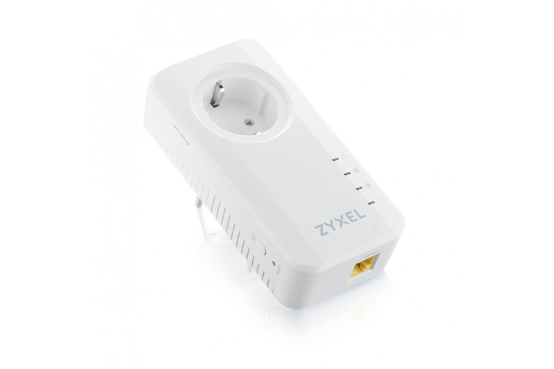 Zyxel PLA6457 - Kit de 2 CPL 2400 Mbps - Branchement mural avec prise