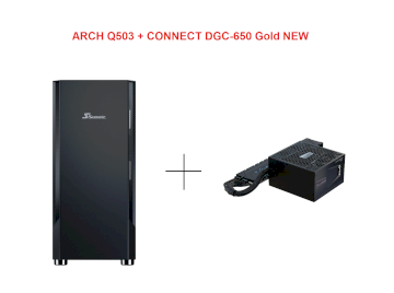 Boitier Seasonic ARCH Q503 Connect DGC-650 Gold ATX USB 3.0 + alim 650W 80+ Gold