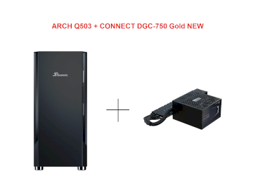 Boitier Seasonic ARCH Q503 Connect DGC-750 Gold ATX USB 3.0 + alim 750W 80+ Gold