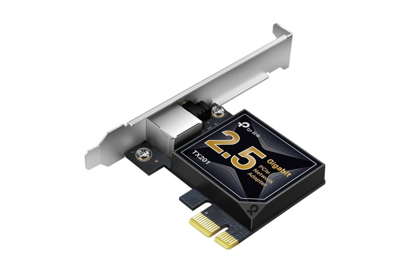 Carte Reseau 10/100/1000/2500Mbit/s PCI Express - Ethernet - Tp-Link TX201 Carte Reseau 10/100/1000/2500Mbit/s PCI Express - Ethernet - Tp-Link TX201