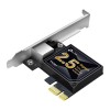 Carte Reseau 10/100/1000/2500Mbit/s PCI Express - Ethernet - Tp-Link TX201 Carte Reseau 10/100/1000/2500Mbit/s PCI Express - Ethernet - Tp-Link TX201