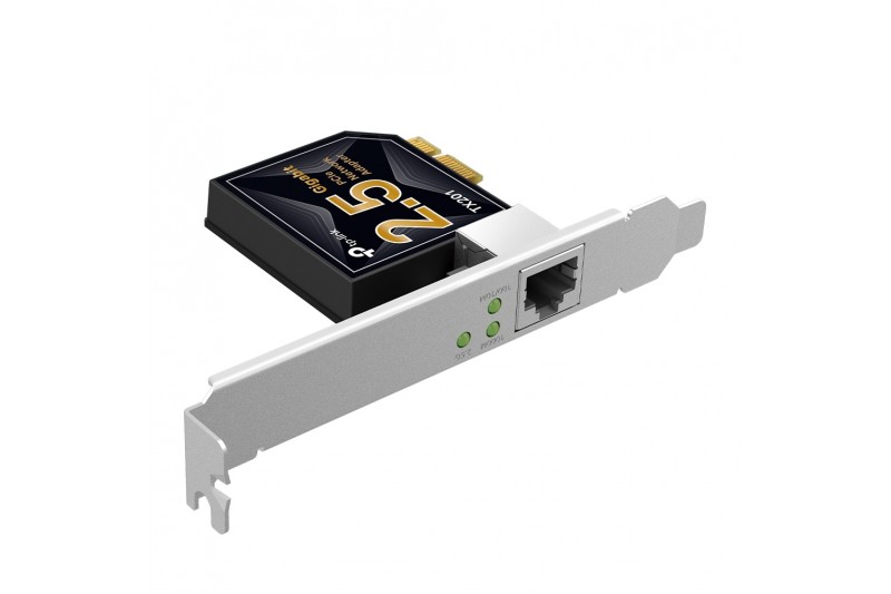 Carte Reseau 10/100/1000/2500Mbit/s PCI Express - Ethernet - Tp-Link TX201 Carte Reseau 10/100/1000/2500Mbit/s PCI Express - Ethernet - Tp-Link TX201