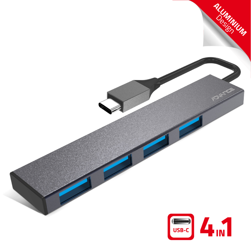 XPAND SMART USB-C / HUB 4 x USB 3.0 * advance HUB-C4U3 *
