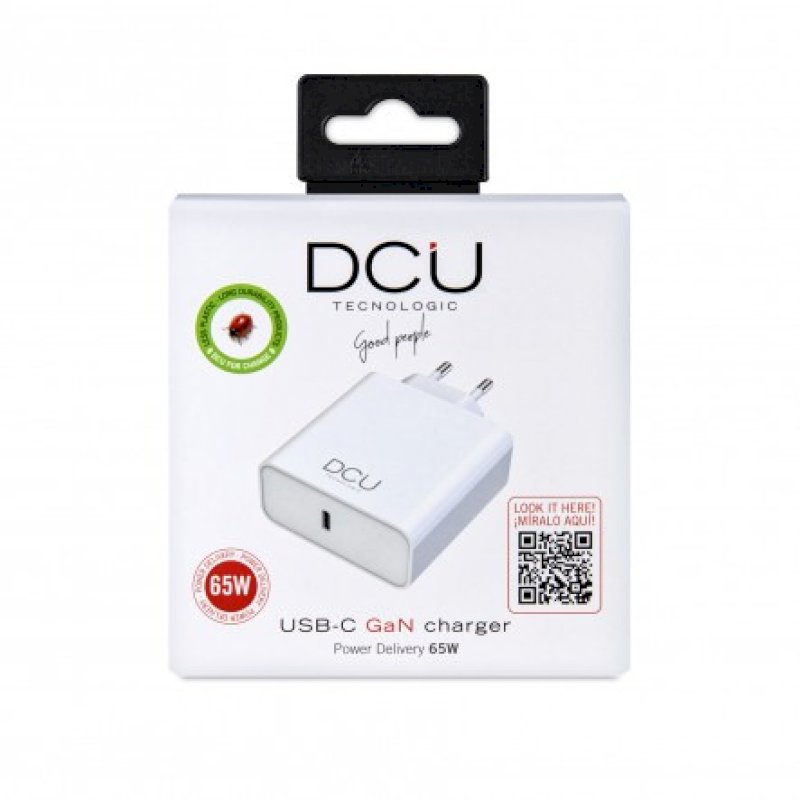 Chargeur GaN USB-C Power Delivery 65W * DCU 37300765 *