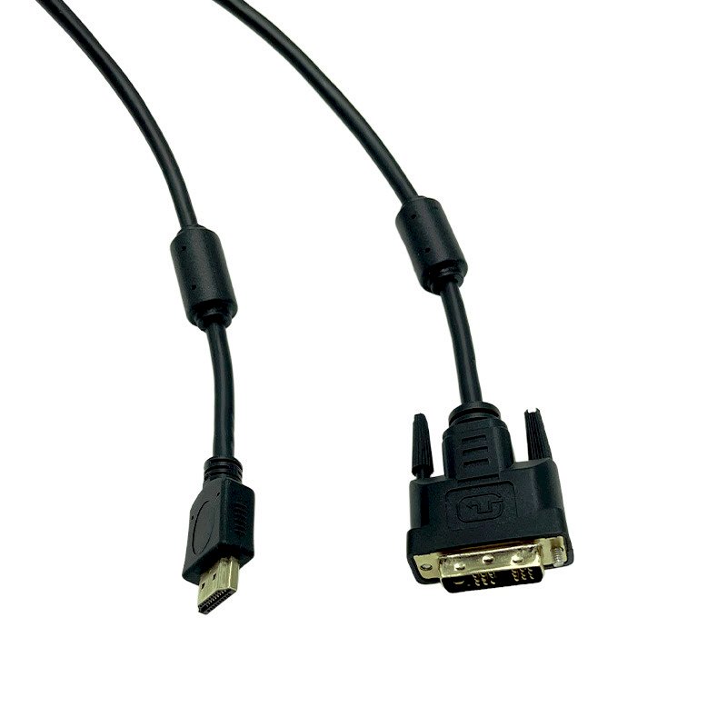 Cordon DVI-D M single link (18+1) - HDMI M - 1.8m * 2040186 *