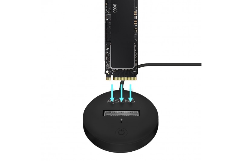 Station d'accueil USB-C Dock M.2 Sata Nvme vers USB 3.1 Gen2 *ASUC-M2D013*