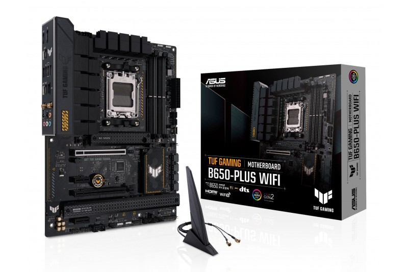 ASUS Tuf Gaming B650-Plus Wifi- CM -ATX - Socket AM5 DDR5 M.2 USB 3.1