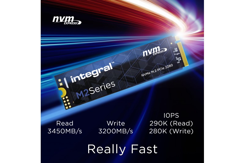 SSD Integral NM2 M.2 2280 PCIe Gen3x2 256go * INSSD256GM280NM2 *