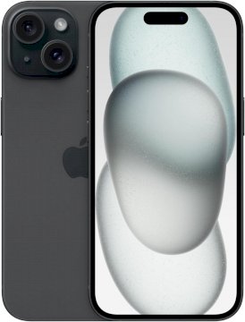 Apple iPhone 15 - noir - 5G smartphone - 128 Go - GSM * MTP03ZD/A *