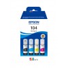 Epson 104 pack 4 bouteilles - originale - cartouche d'encre * C13T00P640 *