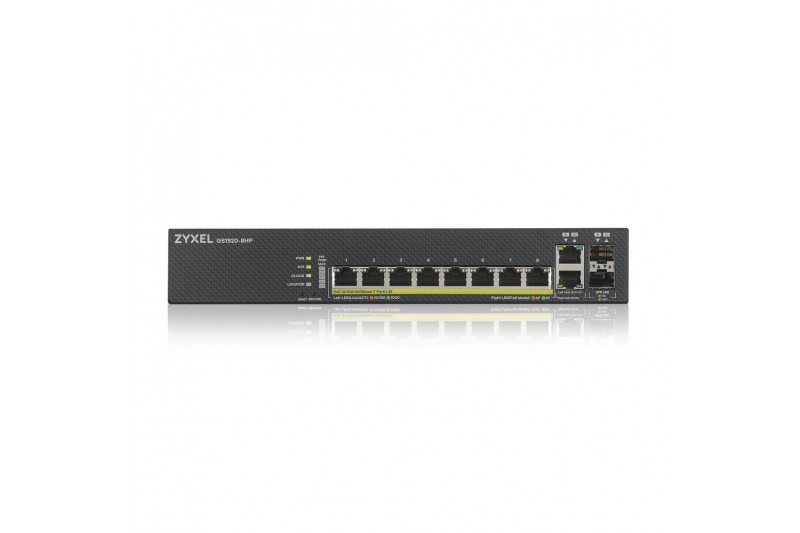 Zyxel GS1920-8HPv2 - commutateur - 8 ports - intelligent poe+ et (x2)SFP+