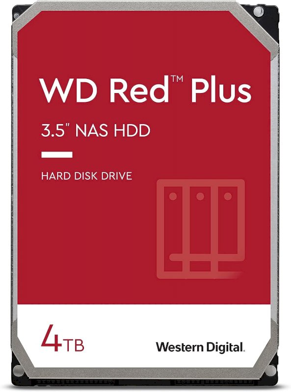 DD Interne 3,5  4To SATA3 - 256Mo red Plus *Western Digital  WD40EFPX*