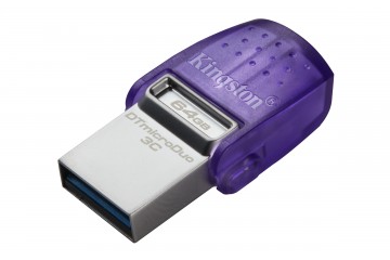 Kingston DataTraveler microDuo 3C - clé USB - 64 Go * DTDUO3CG3/64GB *