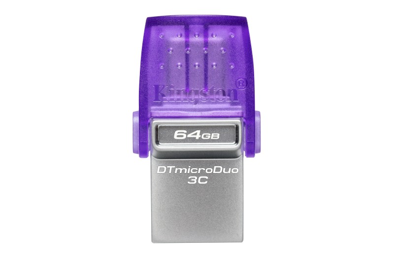 Kingston DataTraveler microDuo 3C - clé USB - 64 Go * DTDUO3CG3/64GB *