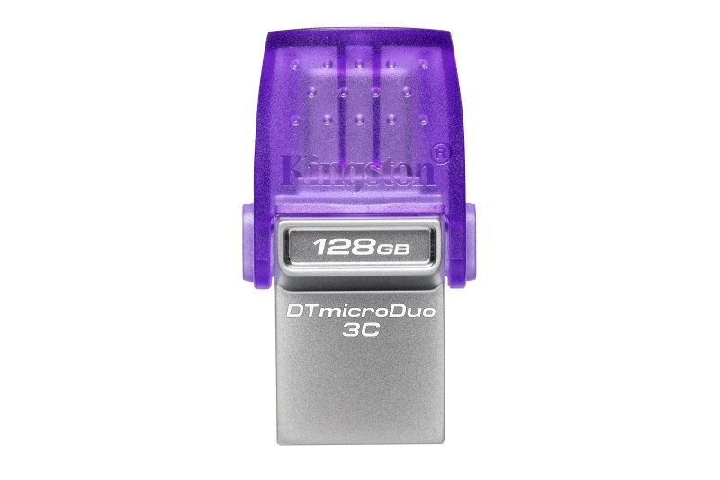 Kingston DataTraveler microDuo 3C - clé USB - 128 Go * DTDUO3CG3/128GB *