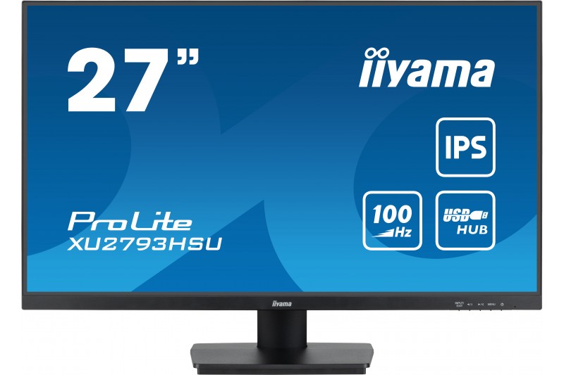 Moniteur iiyama ProLite XU2793HSU-B6 Hdmi DP 100Hz 27 - LED 1ms IPS Multm