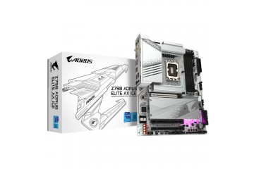 GIGABYTE Z790 AORUS ELITE AX ICE LGA1700  M.2 Z790 DDR5 proc serie12/13/14 Blanc