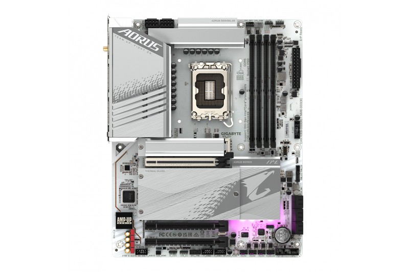 GIGABYTE Z790 AORUS ELITE AX ICE LGA1700  M.2 Z790 DDR5 proc serie12/13/14 Blanc
